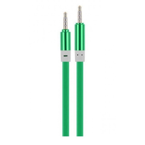 Cablu Jack 3.5MM La Jack 3.5MM Silicon Verde JACK-SILICON-V